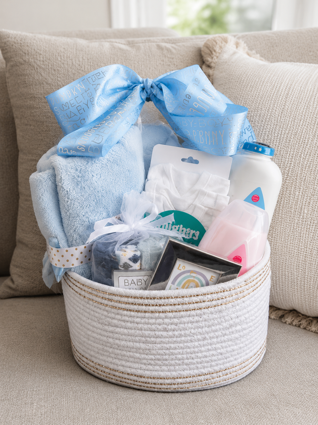 Baby gift basket