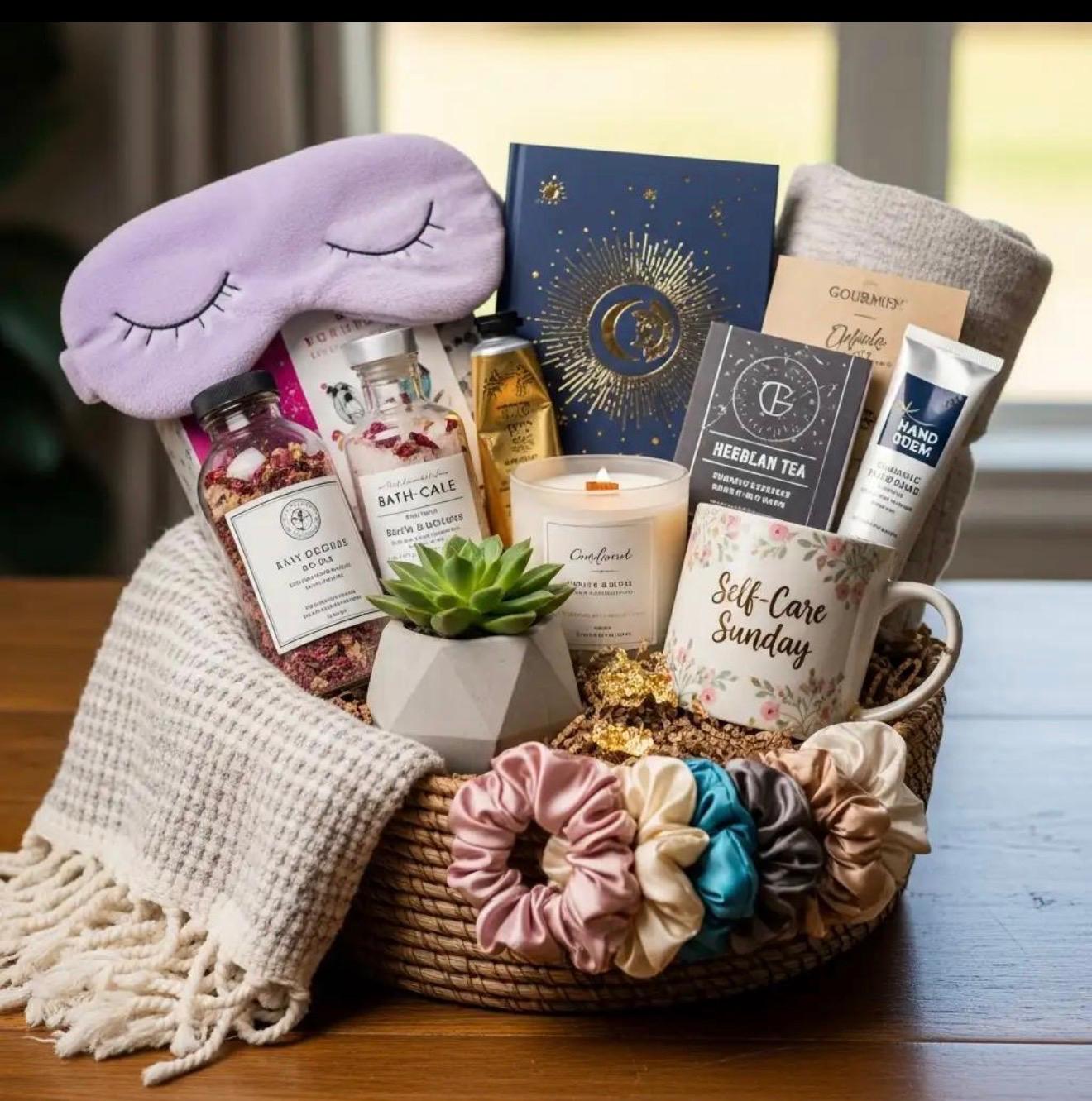 Spa gift basket