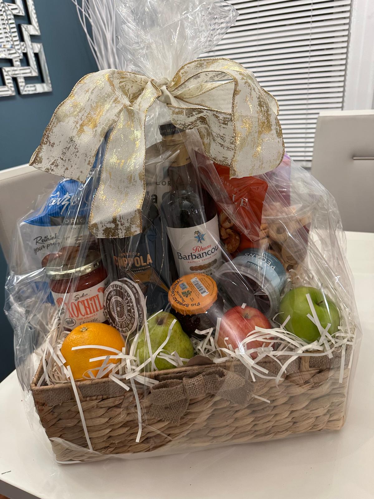 Holiday gift basket