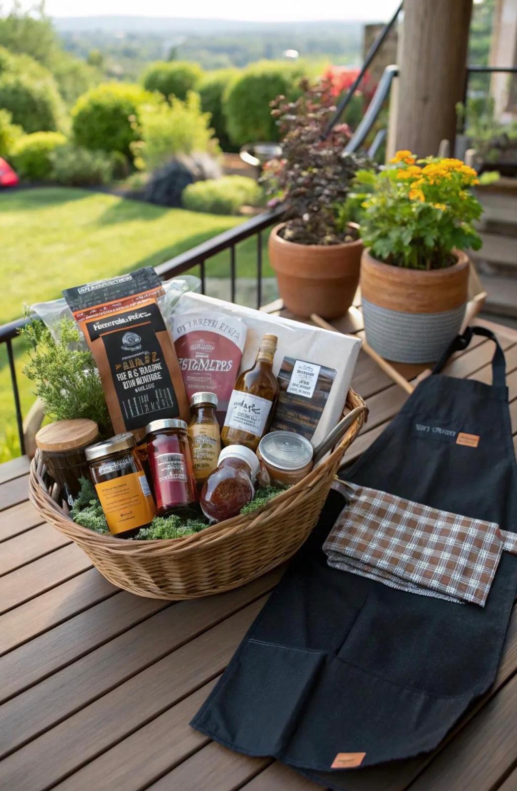 Gourmet gift basket