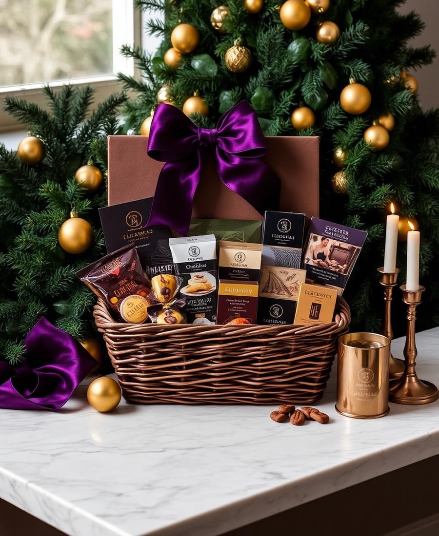 Holiday gift basket