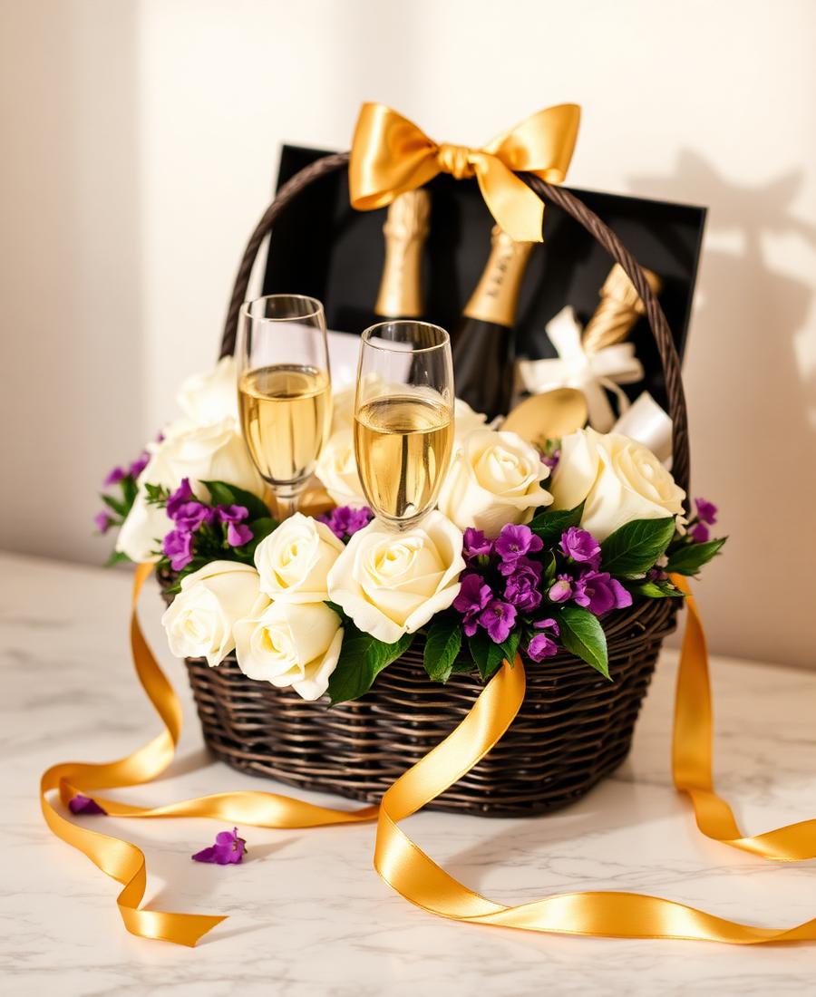 Wedding gift basket